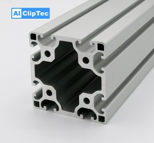 Aluprofil AlClipTec 80x80 Nut 8 - 2-6 m