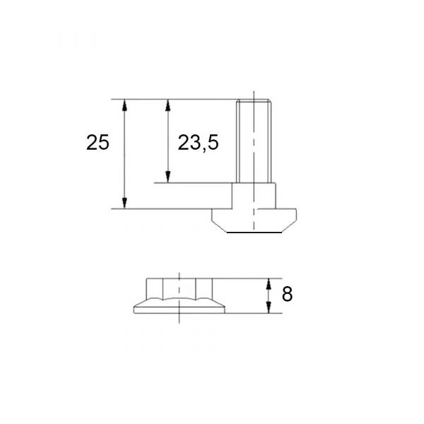 Hammerschraube N8