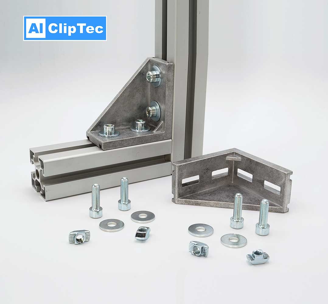 Befestigungswinkel Nut 10 - 45x90