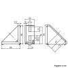 Winkel 45x90 Querschnitt