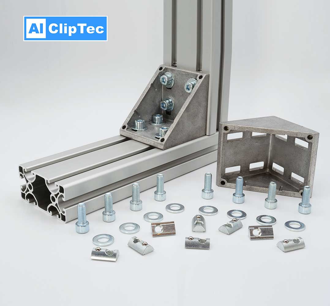 Befestigungswinkel 80x80 Nut 8