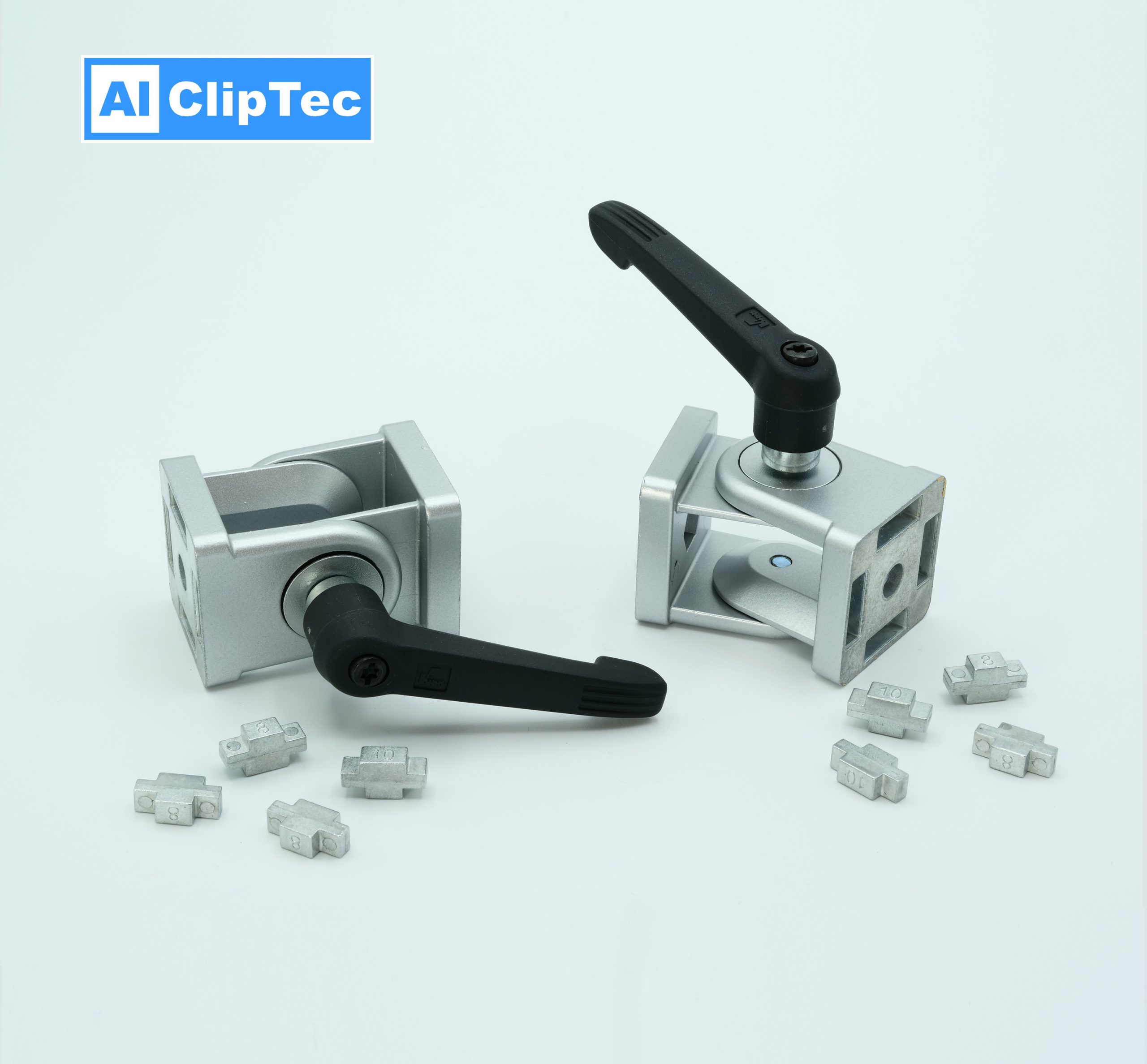 gelenk mit klemmhebel nut 10 - aluboerse