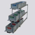 Heckauszug aus Aluprofilen - 3 Ebenen