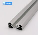 Aluprofil AlClipTec 40×16 SUPERLEICHT Nut 8 - 2-6 m