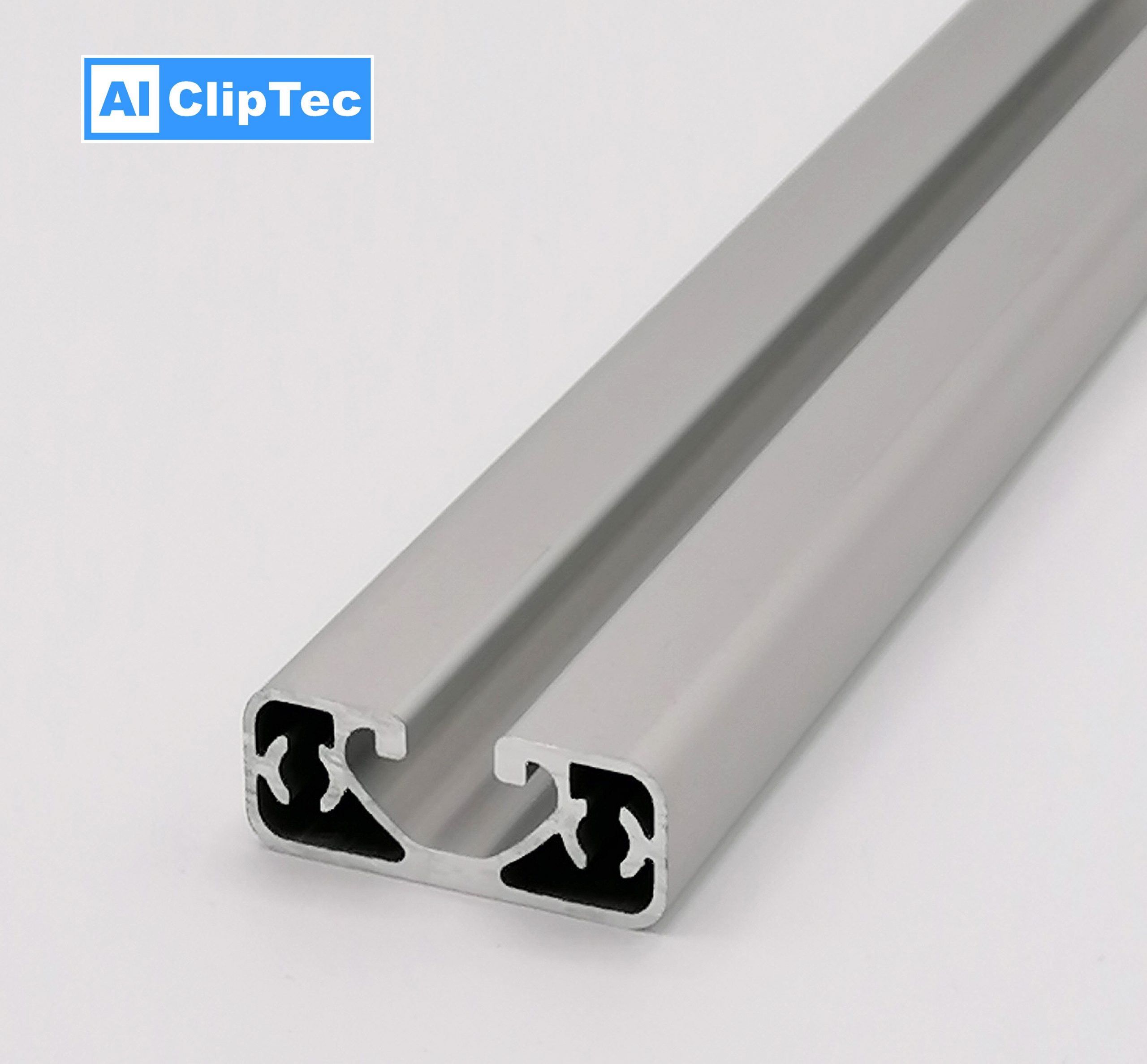 Aluprofil AlClipTec 40×16 SUPERLEICHT Nut 8 - 2-6 mHT item kompatibel Aluprofil AlClipTec 40×16 SUPERLEICHT Nut 8 - 2-6 m