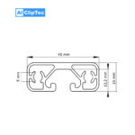 Aluprofil 40x16 SUPERLEICHT item kompatibel