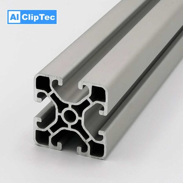 Aluprofil AlClipTec 40x40 SUPERLEICHT Nut 8