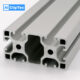 Aluminiumprofil 40x80 Nut 8 I-Typ eloxiert mit Zuschnitt nach Maß