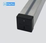 Abdeckkappen Solar schwarz