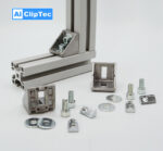 10x Befestigungsset Winkel 40