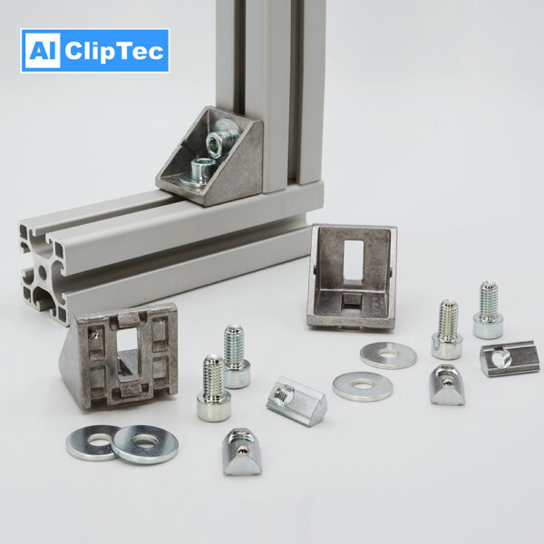 10x Befestigungsset Winkel 40