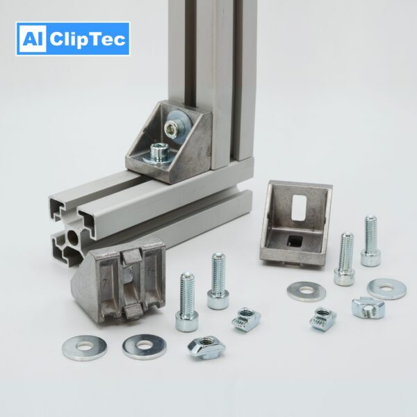 Befestigungsset Winkel 45x45 - aluboerse