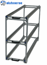 Regalsystem mit 3 Ebenen ohne Euroboxen