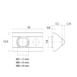 Nutenstein Kugel Nut 8