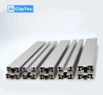 Sparpaket Aluprofil AlClipTec 40×16 SUPERLEICHT Nut 8