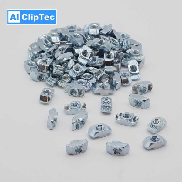 Sparpaket 100 x Nutensteine T-Nut M8 Nut 10
