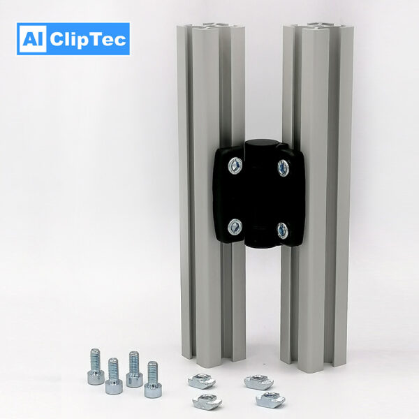 Systemscharnier mit Rastfunktion für 30er Profil- aluboerse