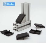 Abdeckkappe Winkel 40er Nut 8