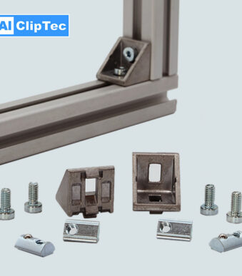 10er Befestigungsset Winkel Nut 5 - 20x20