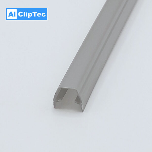 Abdeck- und Einfassprofil Nut 8 - I-Typ grau