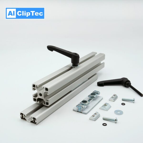 profilgleiter mit klemmhebel - aluboerse