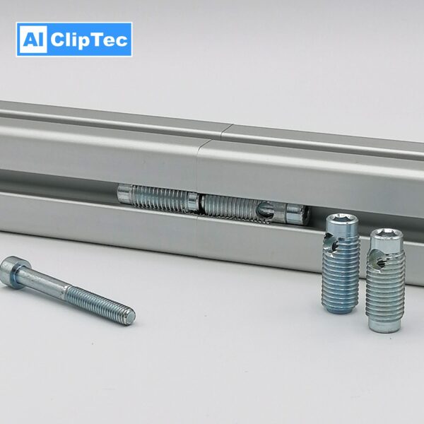 Stossverbinder Nut 8 item kompatibel - aluboerse