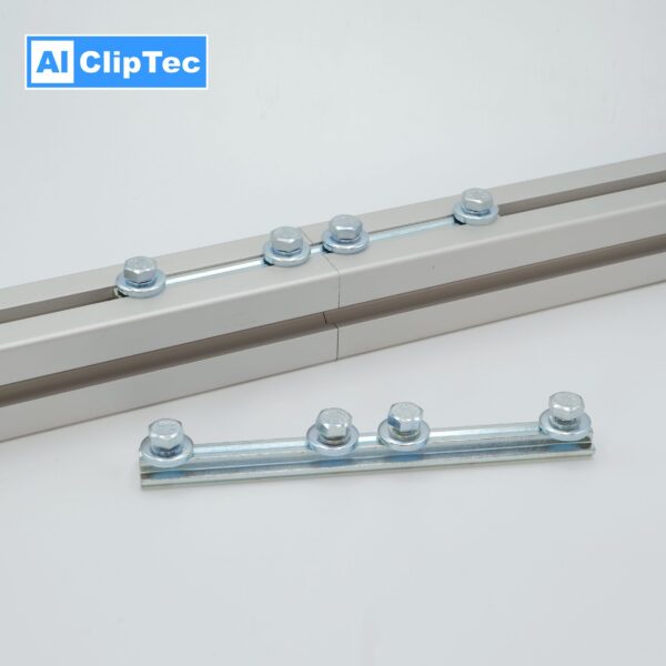 Streckenverbinder 180 mm Nut 10 - aluboerse