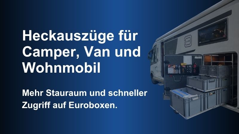 heckauszüge für Wohnmobil