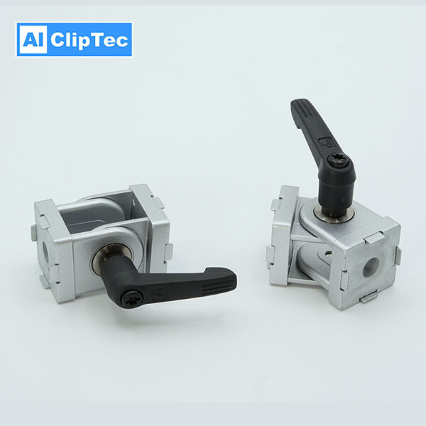 Gelenk mit Klemmhebel für 30er Raster Nut 8