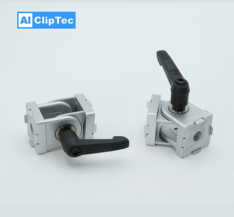 Gelenk mit Klemmhebel für 30er Raster Nut 8