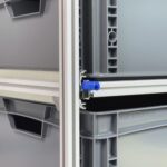 Heckauszug für Euroboxen - Feststellbremse