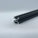 Aluminiumprofil 20x20 Nut 6 B-Typ schwarz eloxiert mit Zuschnitt nach Maß