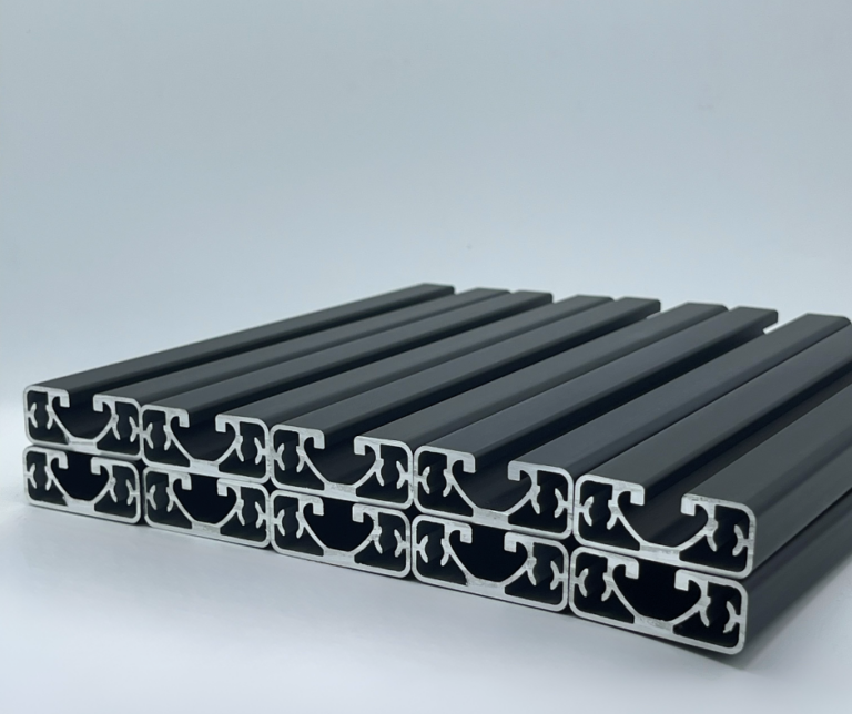 Sparpaket Aluprofil AlClipTec 40×16 SUPERLEICHT Nut 8 schwarz