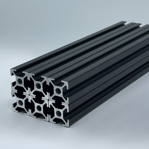 Sparpaket 20x20 Nut 6 B-Typ 6x2000mm schwarz eloxiert | Systemprofil Aluprofil