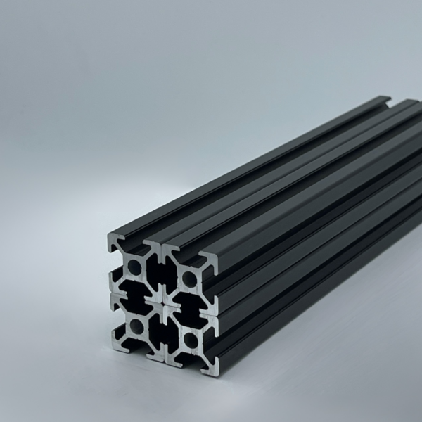Sparpaket 20x20 Nut 6 B-Typ 4x2000mm schwarz eloxiert | Systemprofil Aluprofil